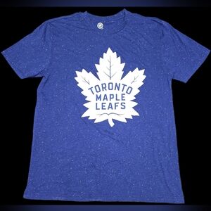 Toronto Maple Leafs Speckled Logo Tee Small